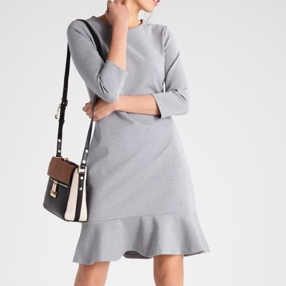 Banana Republic I Grey dress with sleeve